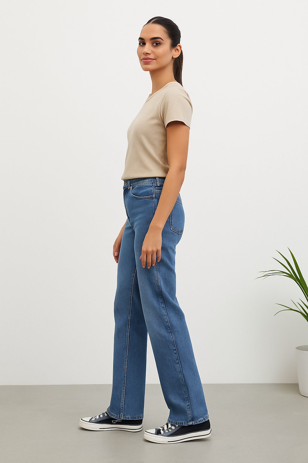 Boot Cut Medium Blue