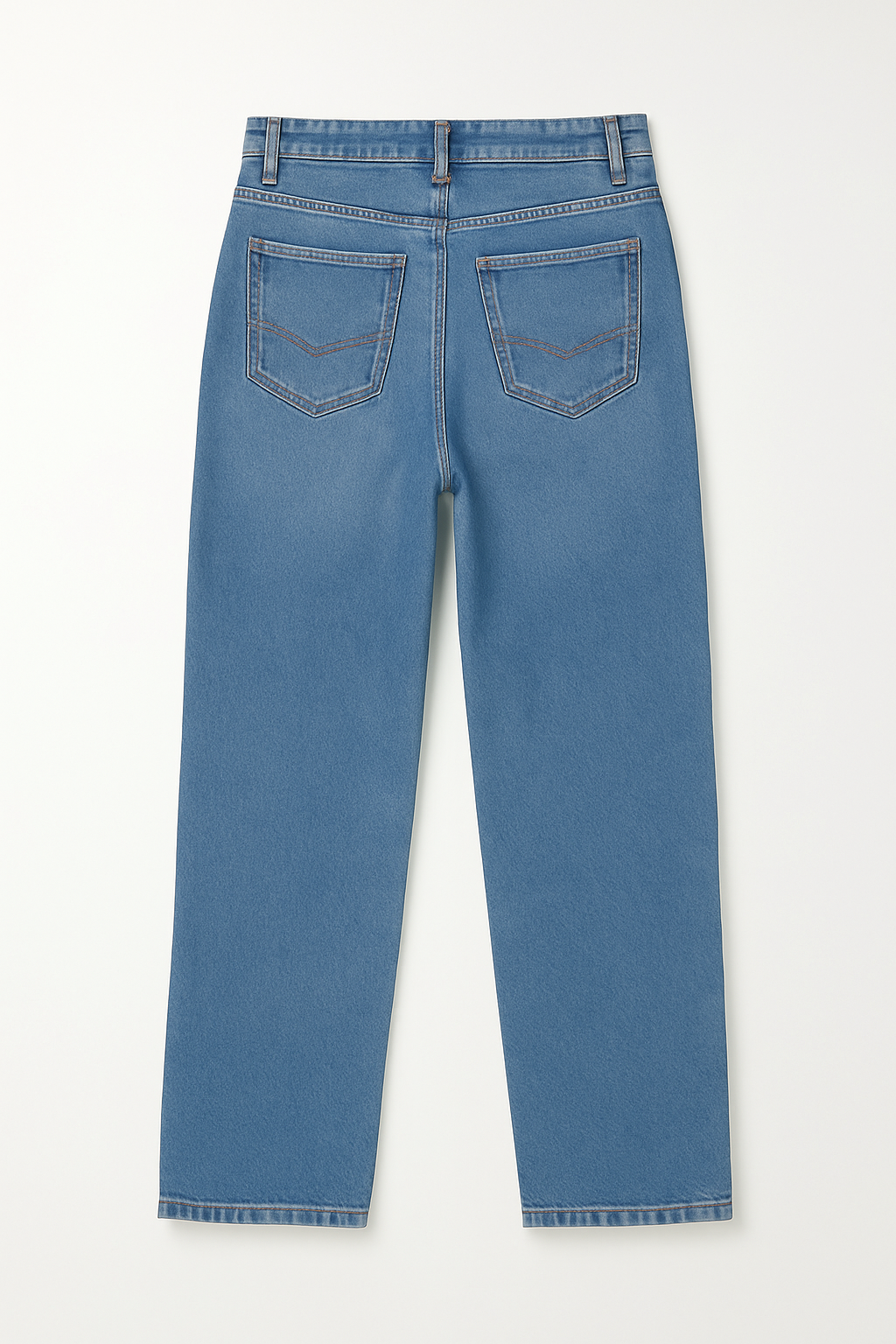 Mom Fit Stone Wash Medium Blue