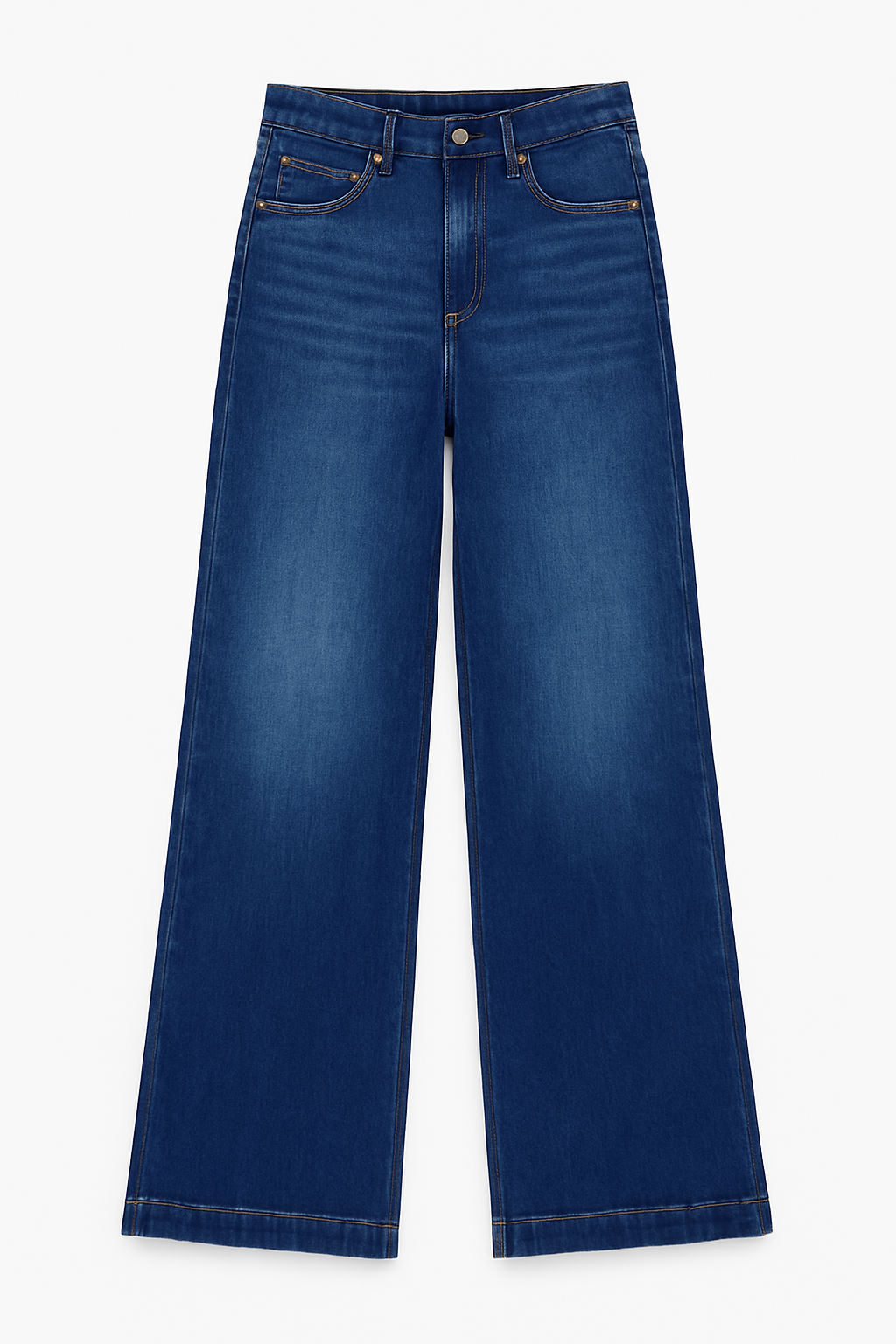 wide Leg Dark Blue