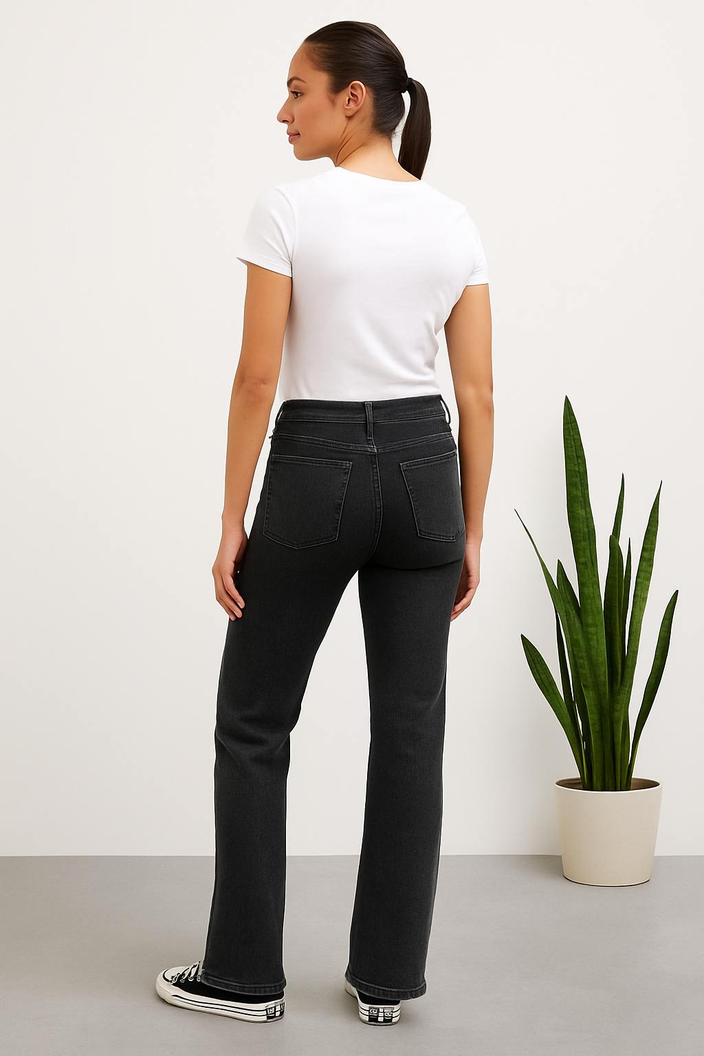 Boot Cut Dark Grey