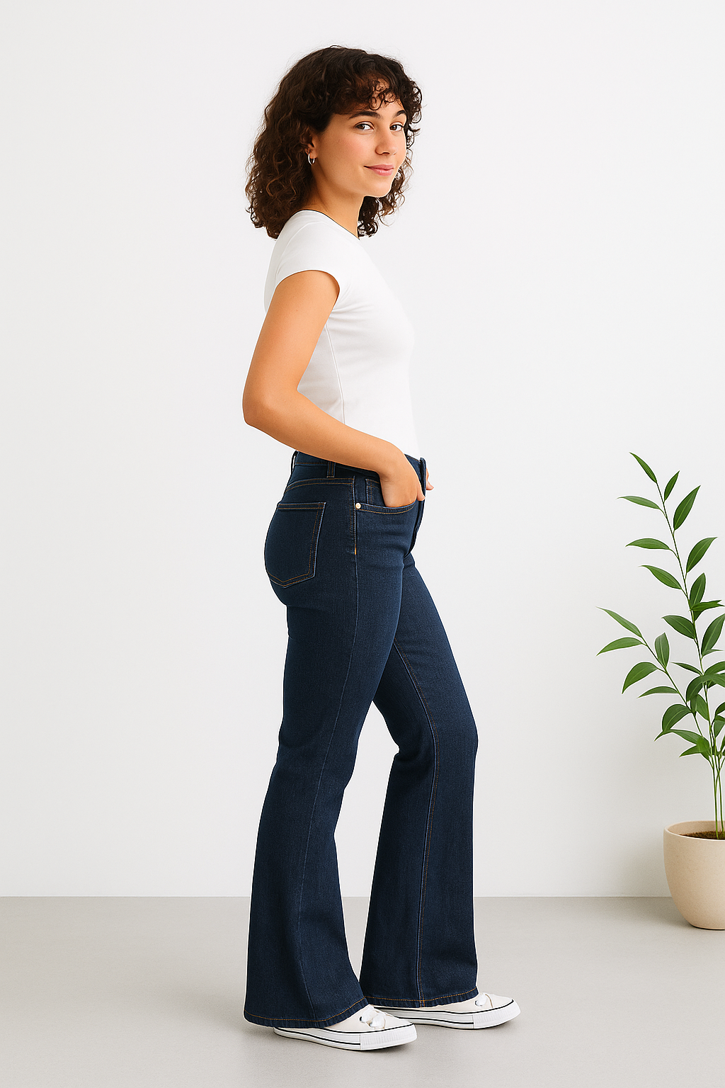Boot Cut Dark Blue