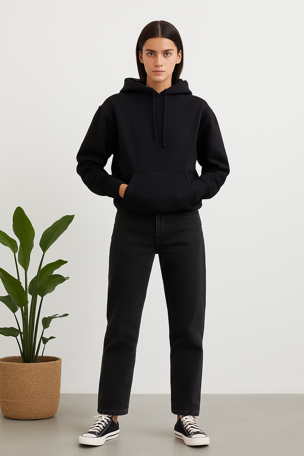 Mom Fit Black