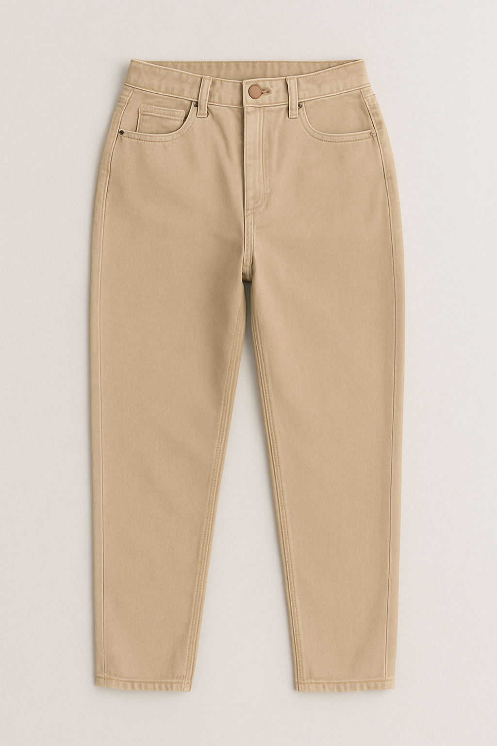 Mom Fit Beige
