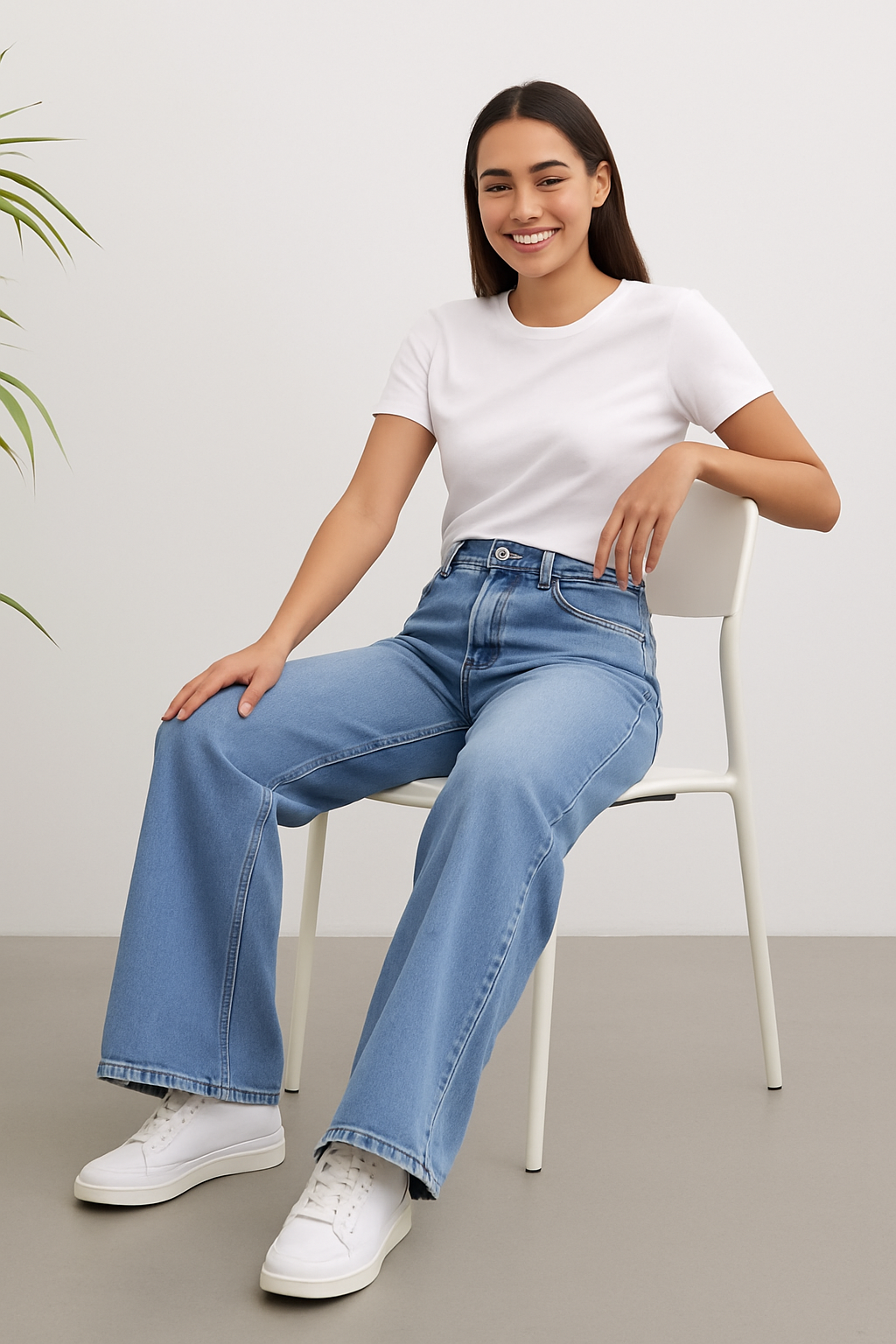 Wide Leg Light Blue