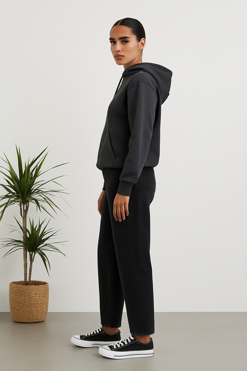 Mom Fit Black