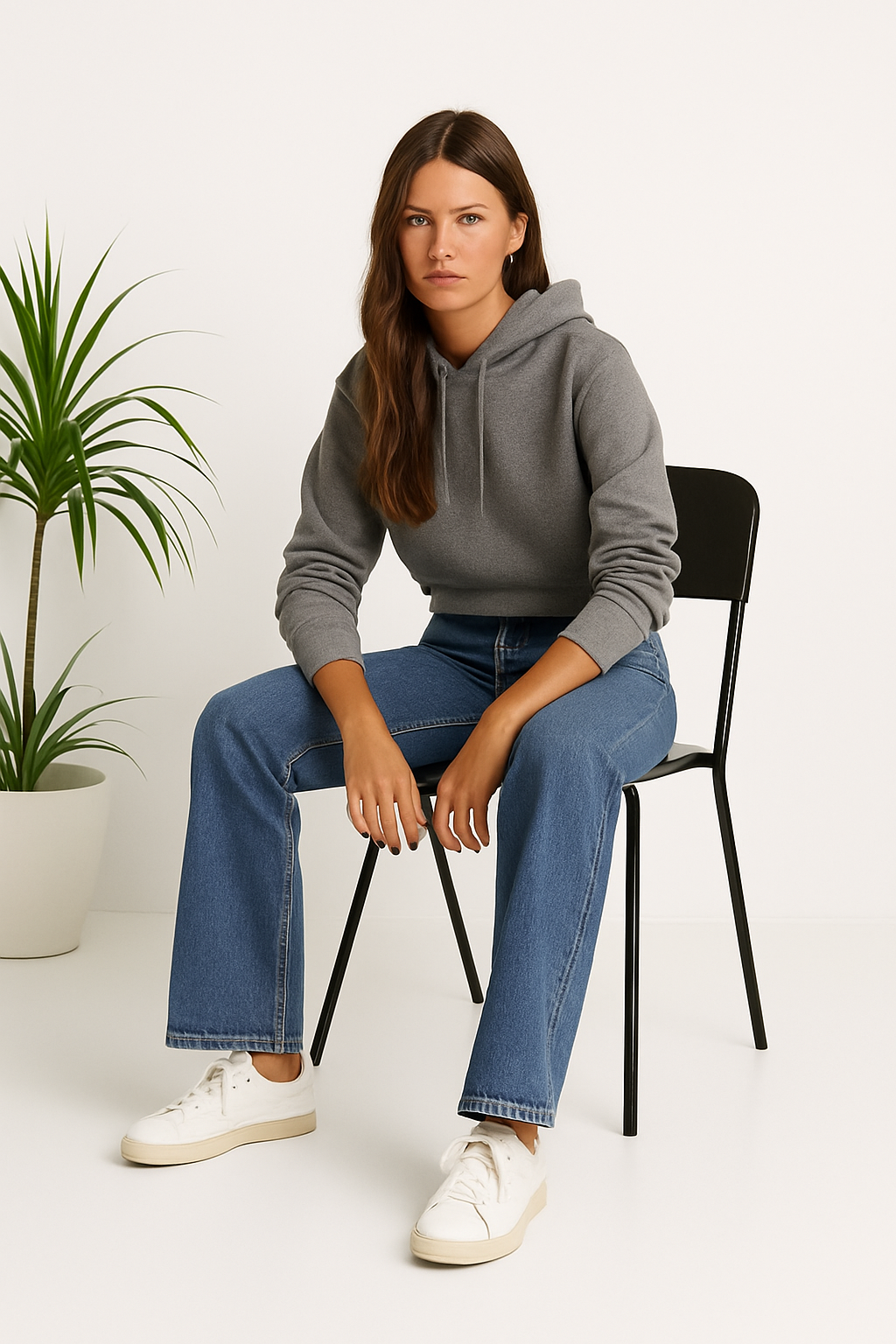 Mom Fit Medium Blue