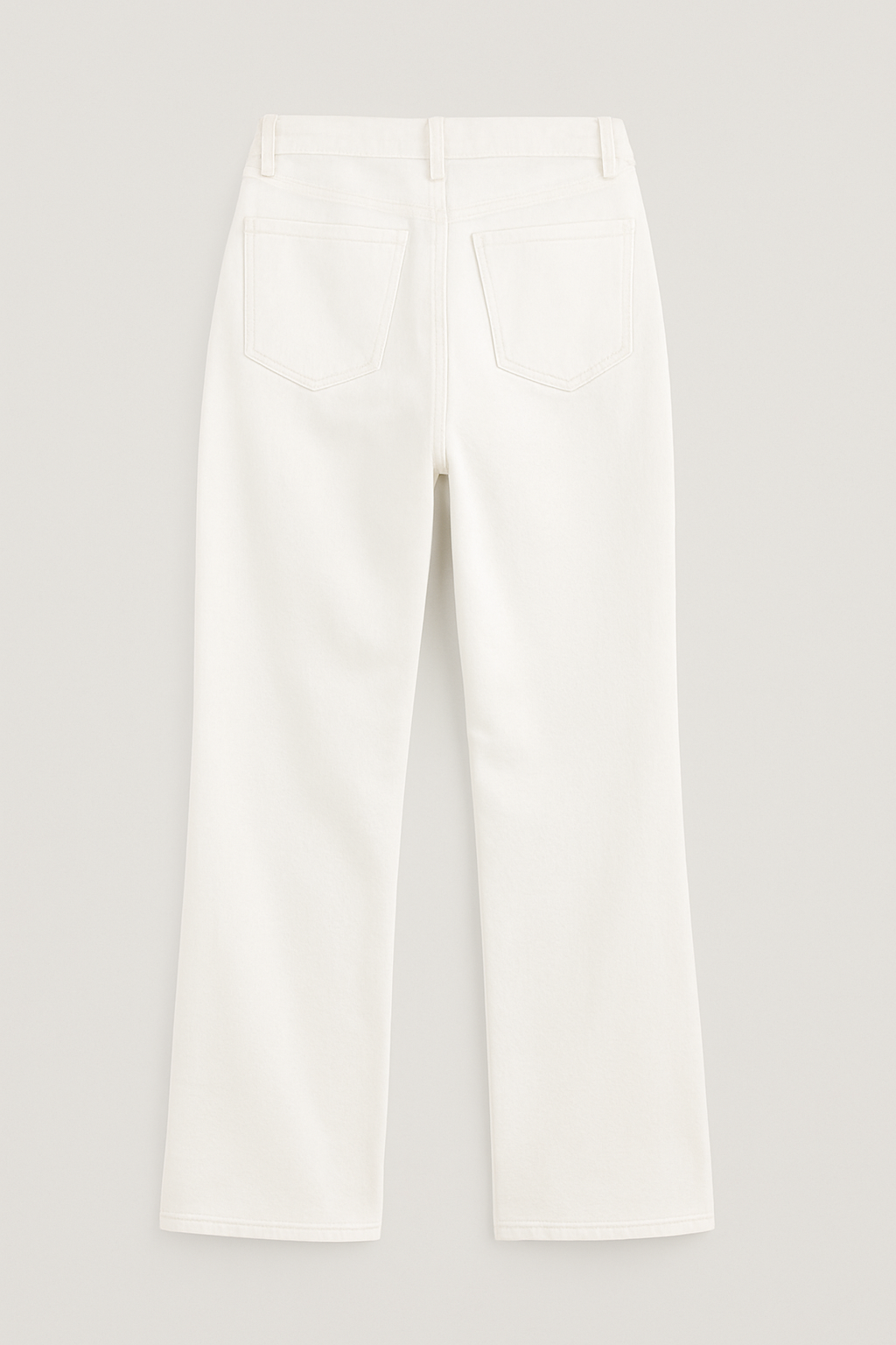 Straight Fit White
