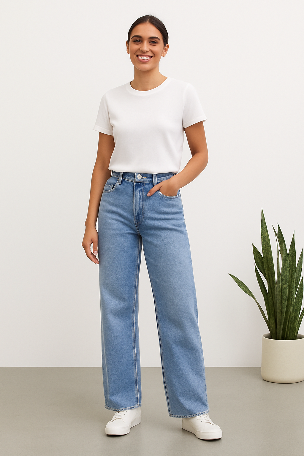 Wide Leg Light Blue