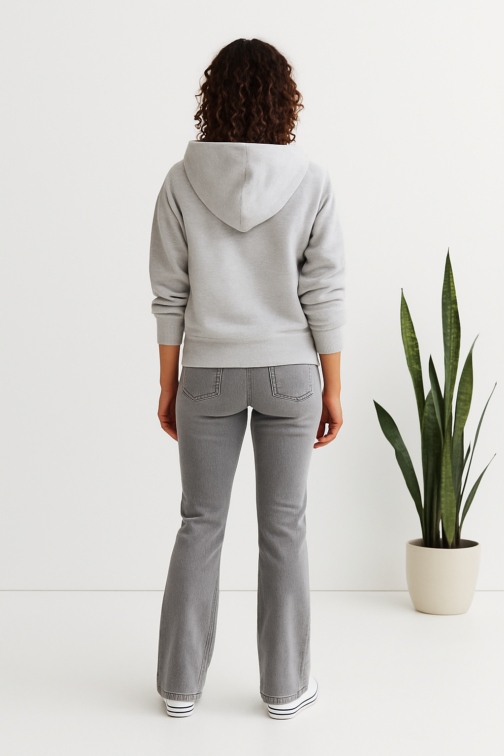 Boot Cut Light Grey