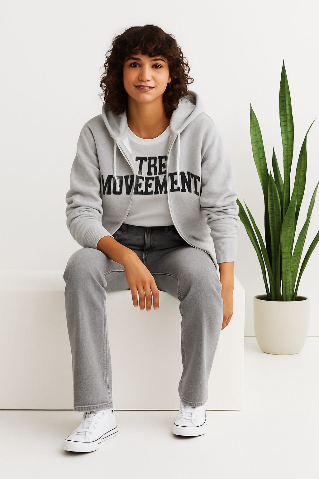 Boot Cut Light Grey