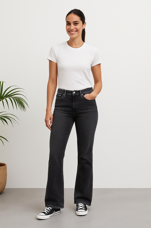 Boot Cut Dark Grey