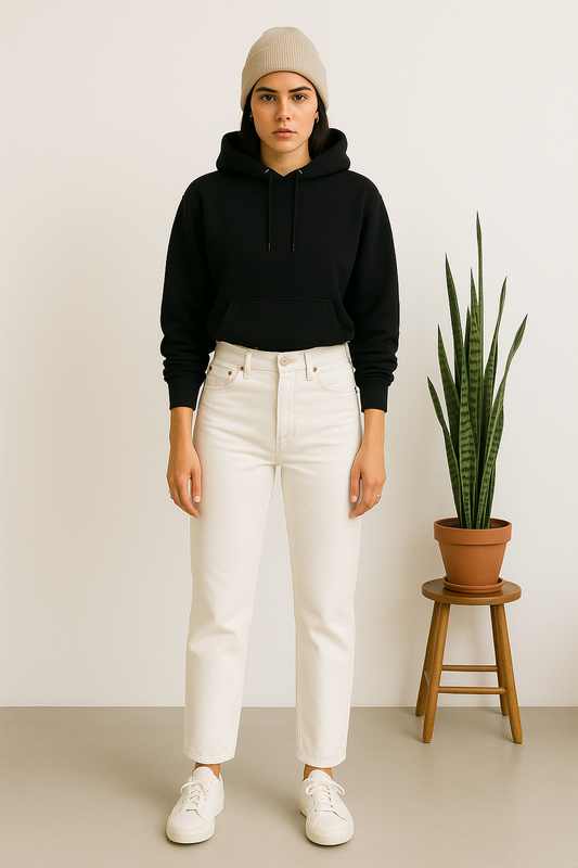 Mom Fit Off white